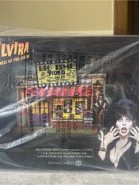 Dept 56 Elvira's Big Time Video Store 6012297 NEW Halloween Village Hot Prop